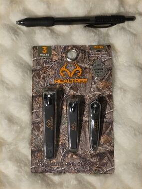 Realtree 3-Piece Men's Nail Clipper Set